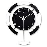 ZZABC GZHJJZHSH Nordic Einfache Moderne Wandgestaltung Schaukel Uhr for Raum Kreativ Hölzerne Uhr Nach Hause Kunstdekoration Quarzuhr Leb