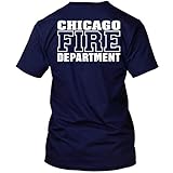 Chicago Fire Dept. - T-Shirt (Version 2) (L, Navy)