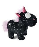 NICI 41420 Kuscheltier Carbon Flash 32 cm – Einhorn Plüschtier für Mädchen, Jungen & Babys – Flauschiges Stofftier zum Kuscheln & Spielen – Kuscheliges Schmusetier – Theodor & Friends, schw
