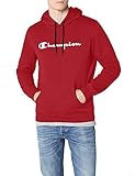 Champion Herren - Classic Logo Kapuzenpullover - Rot, S