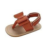 Sandalen Kinder MäDchen Sommerschuhe babyschuhe Jungen Zehensandalen Kleinkind Schuhe Weichen Sohle Strandsandalen Sommer Zehentrenner Kinderschuhe mit Bowknot Prinzessin Schuhe S