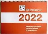 Wochenplaner 2022 DIN A4, Schafberger Verlag, Belegungskalender, Terminkalender, Projektp