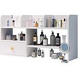 Cajolg Desktop Bücherregal Bücherregale Schreibtischregal Organizer Schreibtischaufbewahrung Organizer Kleine Schreibtischregale Für Kleine Räume Freistehende Schreibtischaufbewahrung,103