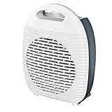 Halogenheizung, tragbarer Halogen-Heizstrahler | 3 Heizstufen | Überhitzungsschutz | leiser Betrieb | 2000 W | weiß