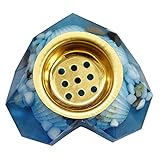 FLAMEER Harz Räucherstäbchen Brenner Dekorative Chic Herzform Räucherofen Tisch Aschefänger Wohnk