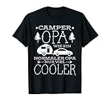 Herren Caravan Opa Wohnmobil Camper Opa Camping T-S