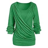 Woohooens Damen Pullover Strickpullover LäSsiges Stricken Pulli Winter Sweatshirt Oberteile Elegant Casual Strickjacke Hollow Pullover Strick Langarm Pullover Strickjacke M