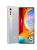 LG Velvet 4G Smartphone mit OLED-Display 17,3 cm (6,8 Zoll) FullVision, Ultra-High 48MP Kamera, LG 3D Soundsystem, Akku 4.300 mAh, 128 GB/6 GB, Dual-SIM, Widerstand und Fingerabdruck