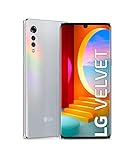 LG Velvet 4G Smartphone mit OLED-Display 17,3 cm (6,8 Zoll) FullVision, Ultra-High 48MP Kamera, LG 3D Soundsystem, Akku 4.300 mAh, 128 GB/6 GB, Dual-SIM, Widerstand und Fingerabdruck