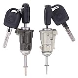 Doo Engy Auto Türschloss Schließzylinder Vorne Links und Rechts mit Schlüssel Satz für Bora 1J Golf 4