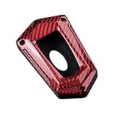 Autoschlüssel Shell Auto Carbon Fiber Key FOB Case Deckel Fit Ford Fusion F-150 Mondeo Rand Ecosport Mustang Explorer Ranger Fluchtfokus für Lincoln Automotive Außenteile. ( Color : Silver black )