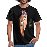 Spreadshirt Dream Boy Falsche Muskeln Spaß Männer T-Shirt, 3XL, Schw