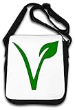 Green V Leaf Vegetarian Vegan Symbol S