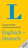 Langenscheidt Standardwörterbuch Englisch-Deutsch / Standard English-German Dictionary (English Edition)