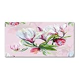 Tulup - Spritzschutz aus Glas für die Küche - 120x60 cm - Küchenrückwand - Küche Herd Wandanbringung Küchenrückwand aus Echtglas Memoboard - Magnolie B