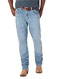 Wrangler Herren Retro Slim Fit Straight Leg Green Jeans, Leuchtend,