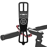 Bike Citizens Finn Die universelle Smartphone Halterung für jedes Fahrrad und jedes Handy! Mit Fahrrad Navigation Handy Halter für das Fahrrad, MTB oder Rennrad (Schwarz) 189 x 42 x 10