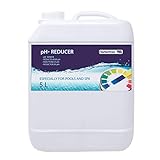 Nortembio Pool pH- Minus 5 L, Organischer pH- Senker für Schwimmbad und Spa. Erhöhung der Wasserqualität, pH-Regulierung, Vorteilhaft für die Gesundheit. Entwickelt in D