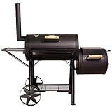 TAINO Yuma Massiver Smoker BBQ GRILLWAGEN Holzkohle Grill 90 kg 3,5mm inkl. 3er Set G