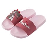 Sommer süße Cartoon Obst Avocado rutschfeste Hausschuhe Avocado   Bad Hausschuhe Baumwollpantoffeln Für Damen Baumwolle,red,40-41