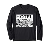 Hotelmanager löst Probleme Lustiger Unterkunftsmanager Lang