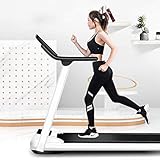 WYZXR Faltbares Laufband Ultradünnes und leises motorisiertes Laufen Joggen Gehen für tragbare Fitnessgeräte zu Hause/im Büro Kleine multifunktionale L