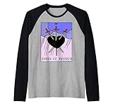 Tarot-Kartendeck, drei Schwerter, Tattoo-Stil, Geschenk Rag
