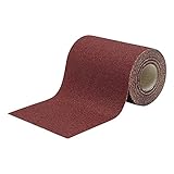 Draper 89486 Allzweck-Schleifrolle, 115 mm x 5 m, Körnung 80, Rot, Einheitsgröß