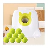 AIKES Ballmaschine Hunde - Mittelgroße Hundetraining Hunde Ballwurfmaschine - Interaktives Spielzeug 9 Balls I