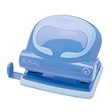 Herlitz 50025404 Bürolocher 2,0mm, Ergonomie, baltic blue, 1 Stück