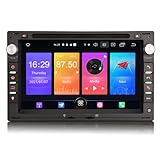 Erisin 7 Zoll Android 10 Autoradio für VW Polo Golf MK4 T5 Skoda Peugeot Jetta Carplay Navi DSP Bluetooth A2DP Wifi 4G DAB+ RDS TPMS SWC