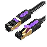 AIHONG Fast-Ethernet-Kabel Vention Ethernet-Kabel RJ 45 CAT7 LAN-Kabel STP RJ45 Netzwerkkabel für CAT6-kompatibles Patchkabel für Router Cat7 Ethernet-Kabel Für Internet, R