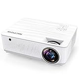 Beamer 7500 Lumen, Beamer Full HD Native 1080P Heimkino Beamer mit 300'' Display und ±40° Trapezkorrektur, 100.000 Stunden LED Projektor Unterstützt TV Stick/HDMI/AV/VGA/USB/PS4/iOS/