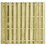 Tidyard Kiefernholz Zaunelement Sichtschutzzaun Sichtschutz für Garten, Balkon, Terrasse, Holz Gartenzaun Balkonsichtschutz Gartentor Hoftor, 180x170 cm Grü