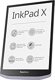 PocketBook e-Book Reader 'InkPad X' (32 GB Speicher, 26,12 cm (10,3 Zoll) E-Ink Carta Display, SMARTlight) in Metallic Grey