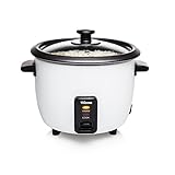 Tristar Reiskocher - 0,6L, Reis für bis zu 3 Personen ohne Anbrennen, mit Warmhaltefunktion, 300W, Edelstahl, Weiß, RK-6117