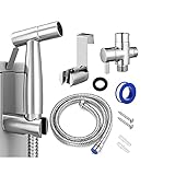 LINLIM Hand-Bidet-Sprayer-Kit-Edelstahl-Dusche Muslimische Dusche mit S