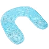 U Form Gel Kühlkissen, Nacken Kühlpads Kalt, Kältetherapie Nacken Eisbeutel Müdigkeit Schmerzlinderung Heiße Kompresse Nacken Schulter Gel Wrap(Blau)