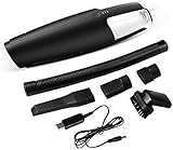 Kleiner Filter Handstaubsauger Schnurloser Staubsauger 6500pa Schnurlose Staubsauger tragbare Handheld-nasse und trockene Bürste 120W mit LED-Beleuchtungslampe für Zuhause Handstaubsaug