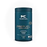 Kinetica PreFuel Pre-Workout Pulver Zitrusfrucht 300g, Pre-Workout Booster für Sportler, Für die Anwendung vor dem Training, Zuckerfrei, Inkl. Messlöffel, Gute Löslichkeit u. reiner Geschmack