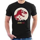 Jurassic Park Red Silhouette Men's T-S