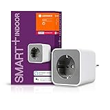 LEDVANCE Smart+ Plug, Zigbee Schaltbare Steckdose, für die Lichtsteuerung in Ihrem Smart Home, direkt kompatibel mit Echo Plus und Echo Show (2. Gen.), kompatibel mit Philips HUE Bridg