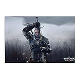 The Witcher Call of Duty Destiny Evil Silver Knight High Definition Kunstposter Leinwand Poster Wandkunst Dekor Bild Gemälde für Wohnzimmer Schlafzimmer Dekoration ungerahmt: 30 x 45