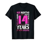 14. Geburtstag T-Shirt Mädchen Tochter Nichte Geschenke 14 T-S