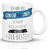 Kaffeebecher24 - Tasse Abitur 2021 - Spülmaschinenfest - Geschenke für Abiturienten - Tasse lustig mit Spruch - Geschenke zum ABI