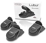 Lubur Mausefalle [3er Set] – Neues Modell – Effektive und zugleich hygienische Mäusefalle – Erstklassige Schlagfalle zur Bekämpfung von Mäusen (1x 3er-Set)