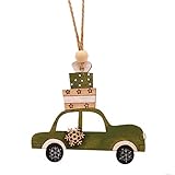 FEIZAO Anhänger Weihnachtsdeko Holz 3D Weihnachtsanhänger Basteln Weihnachtsschmuck Christbaumanhänger DIY Anhängerweihnachtsdeko Holzverzierungen Hängende Charms Geschenkanhänger Aufhäng