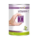 Vitamin C 1000mg - 365 Kapseln - 1000mg pro Kapsel - Vitamin C - Hochdosiert - Vorratspackung - Premium Q