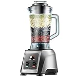 GAO-bo Mixer Smoothie Maker, 5L multifunktionaler Smoothie Maker und Mixer BPA- Freier Behälter für EIS/Suppe/Nüsse 2200 W Automatische Mixer Eisb