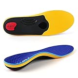 VALSOLE Orthopädische Einlegesohlen Für Damen & Herren Hohe Fußstütze Weiche Funktionelle schuheinlagen Insert für Plattfüße, Fußschmerz,Plantar F